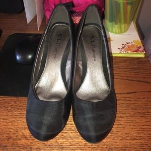 CL by Chinese Laundry - Black Wedges - 8 1/2